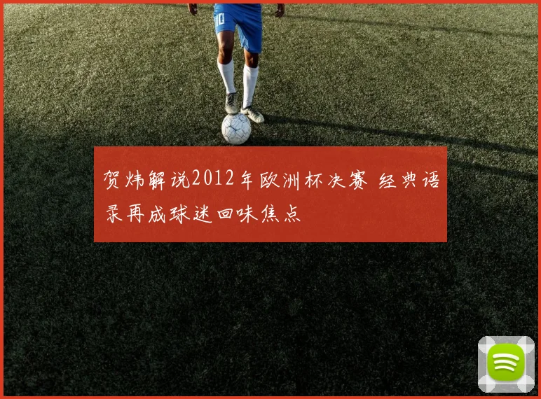 贺炜解说2012年欧洲杯决赛 经典语录再成球迷回味焦点
